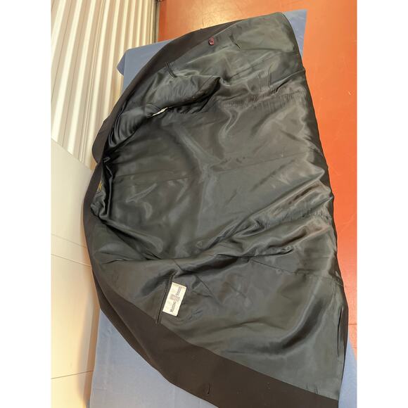 Meeting Street Pickford Regular Blazer Color Black Worsted Wool 44 - Picture 6 of 14